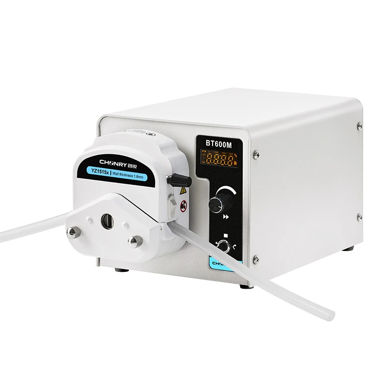 CHONRY BT600M Peristaltic Pump Max Flow 2280mL/min Max Speed 600rpm For Laboratory Liquid Transfer Dosing Filling Dispensing