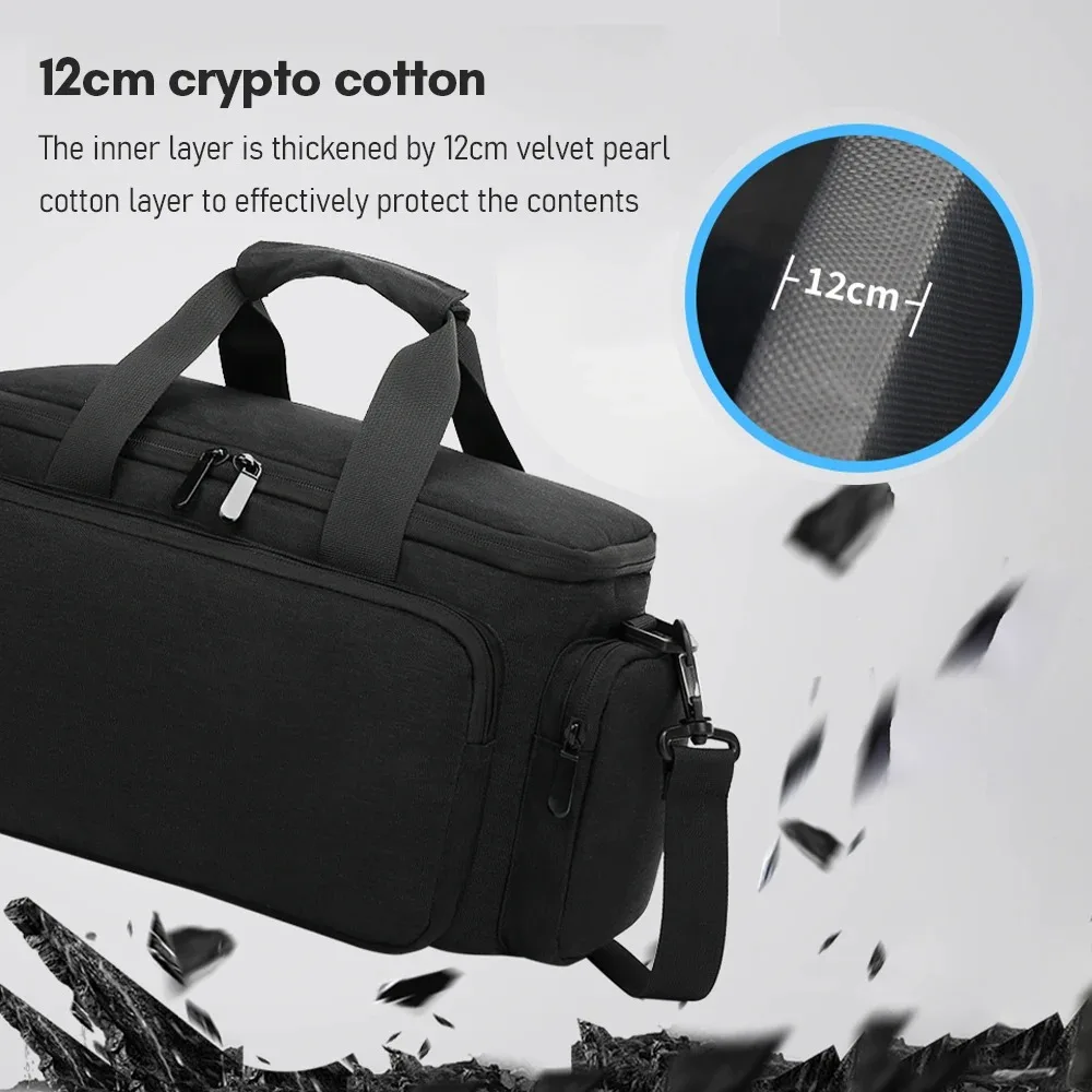 Camera Bag Travel Shoulder Bag Water-resistant Shock-proof for Mirrorless Camera with Removable Dividers And Shoulder Strap