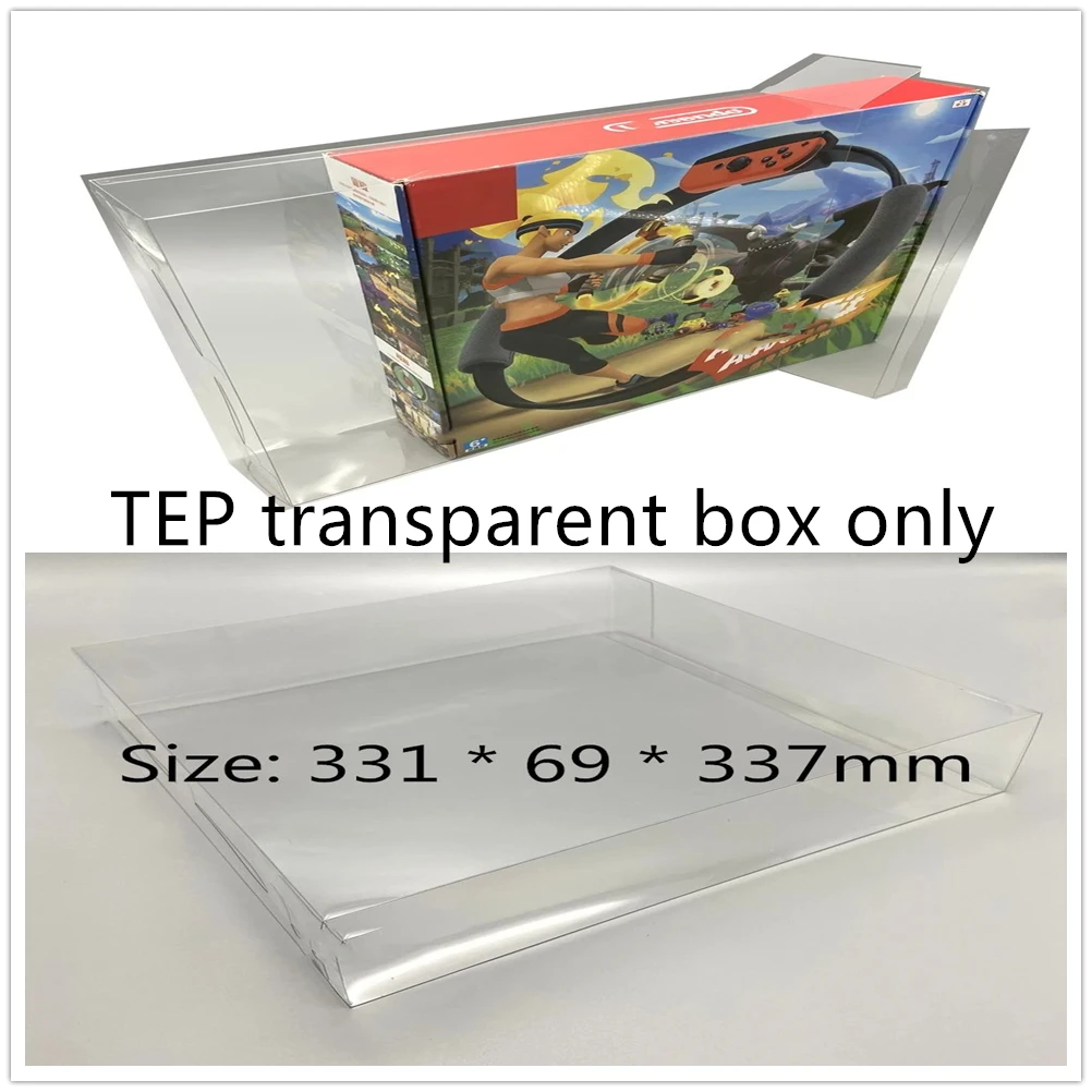 Collection Display Box For Ring Fit Adventure/Nintendo Switch/NS Game Storage Transparent Boxes TEP Shell Clear Collect Case
