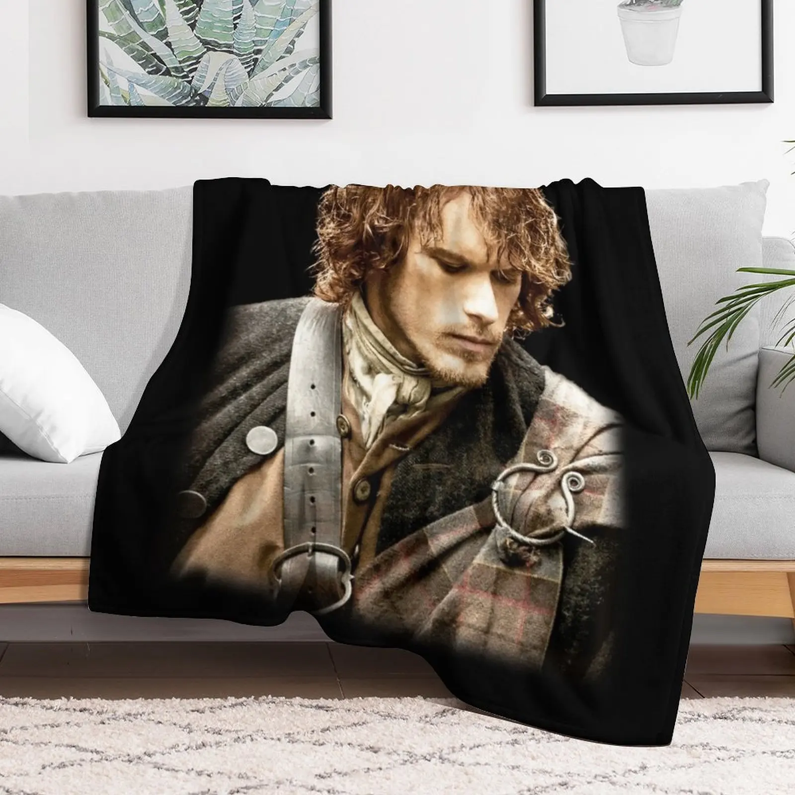 Jamie Fraser Throw Blanket Nap Multi-Purpose Sleeping Bag Blankets