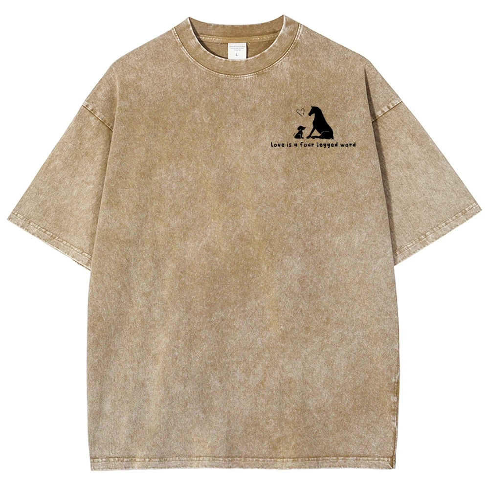 

Quality Oversized Acid Washed Y2K T Shirt Women Vintage T-shirts Streetwear Mineral Wash Tee Shirts Cute Cartoon Bear Patterns