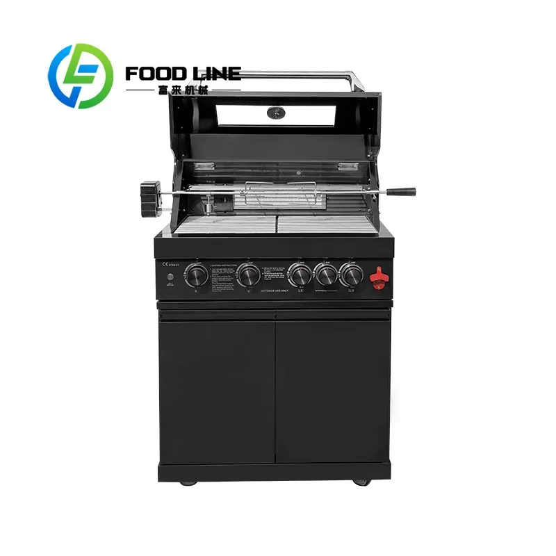 Customized portable bbq grill stainless commercial heavy duty barbecue grill for outdoor camping backyard use