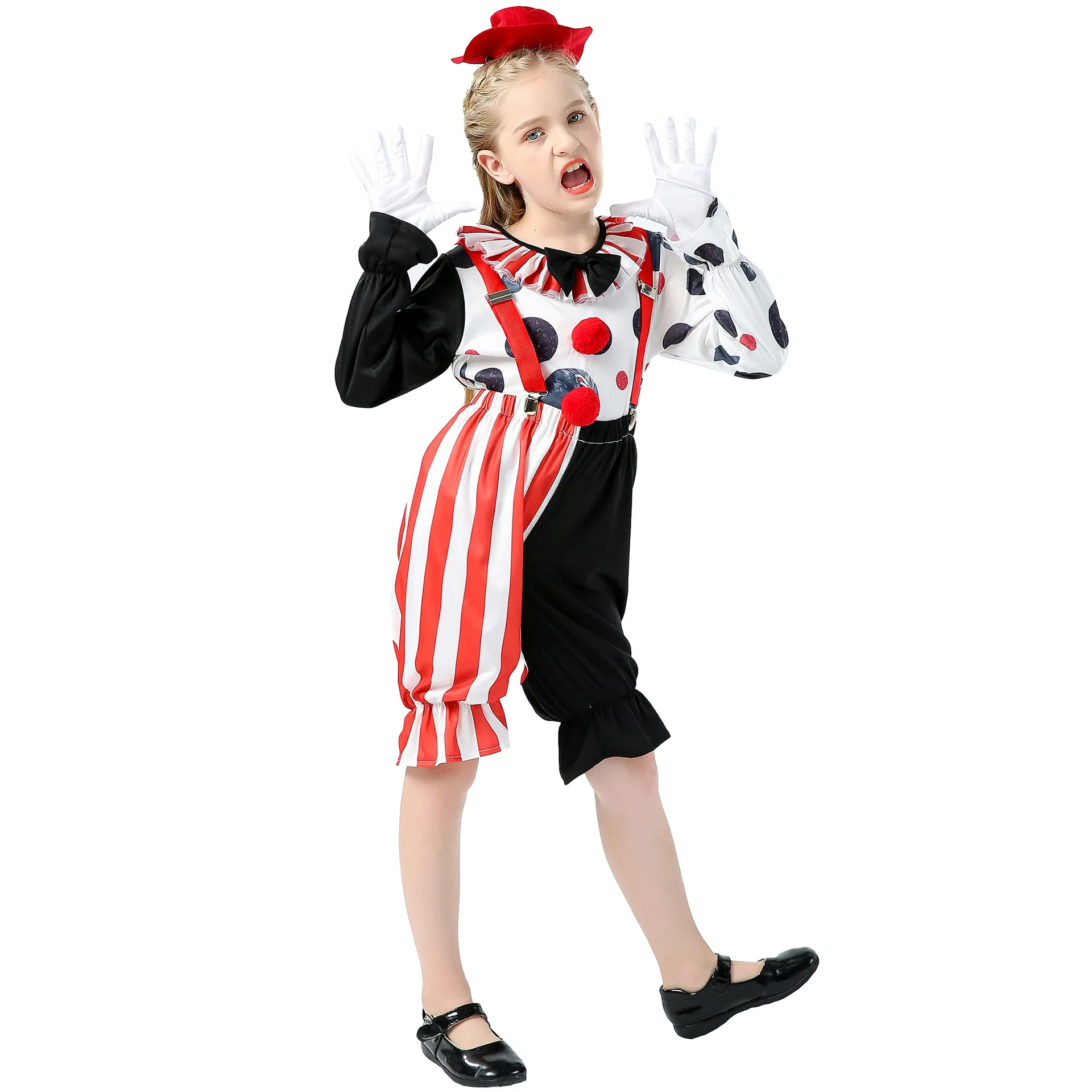 

Halloween Children's Horror Clown Role Playing Costume