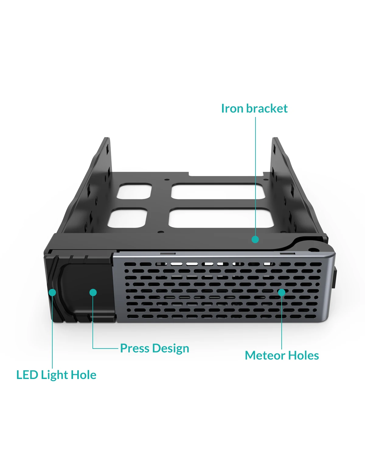 Yottamaster 2.5/3.5-Inch Hard Drive Bracket SATA Hard Drive Bracket Support Yottamaster DF4U3 DF5U3 FS5C3 FS4C3 Series-4Pcs-Pack