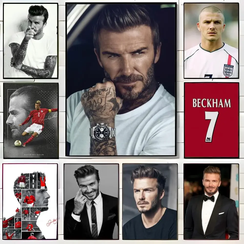 d-David Beckham Poster Wall Art Print Decorative Mural Home Decor Gift Unframed