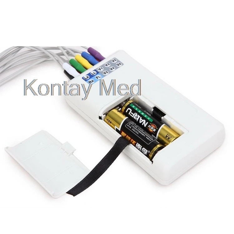 TLC9803 ECG 3 Channel Holter ECG System + PC Software 24 Hours Recorder Dynamic 3-lead ECG Systems