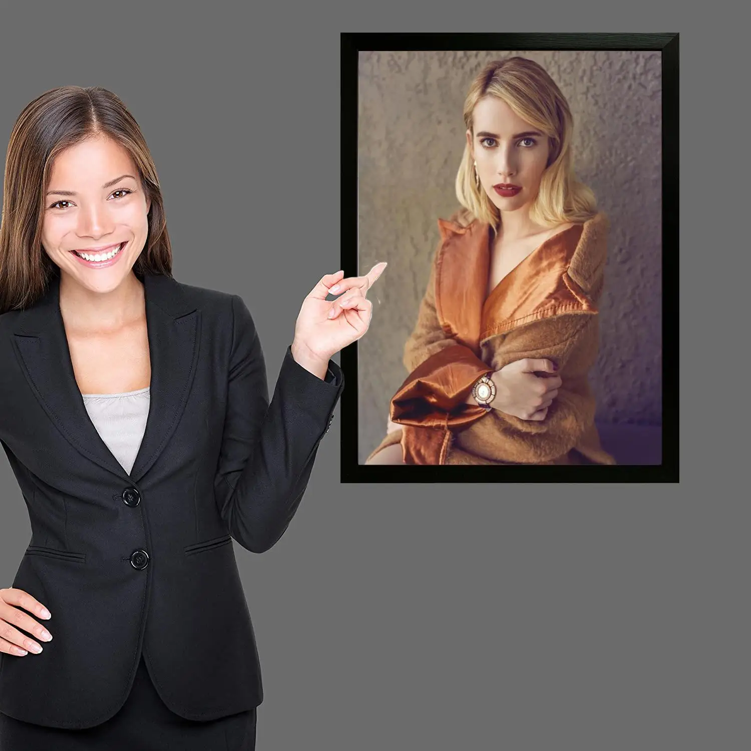 ملصق فني من القماش من إيما روبرتس وفن جداري، طباعة صور، ديكور غرفة نوم عائلية حديثة، ملصقات، لوحة زخرفية