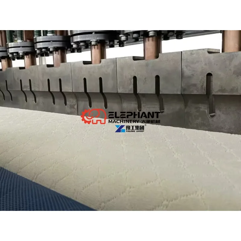 Industrial Automatic Ultrasonic Quilting Machine Pillowcase Mattress Cover Making Fabric Lamination Machinery