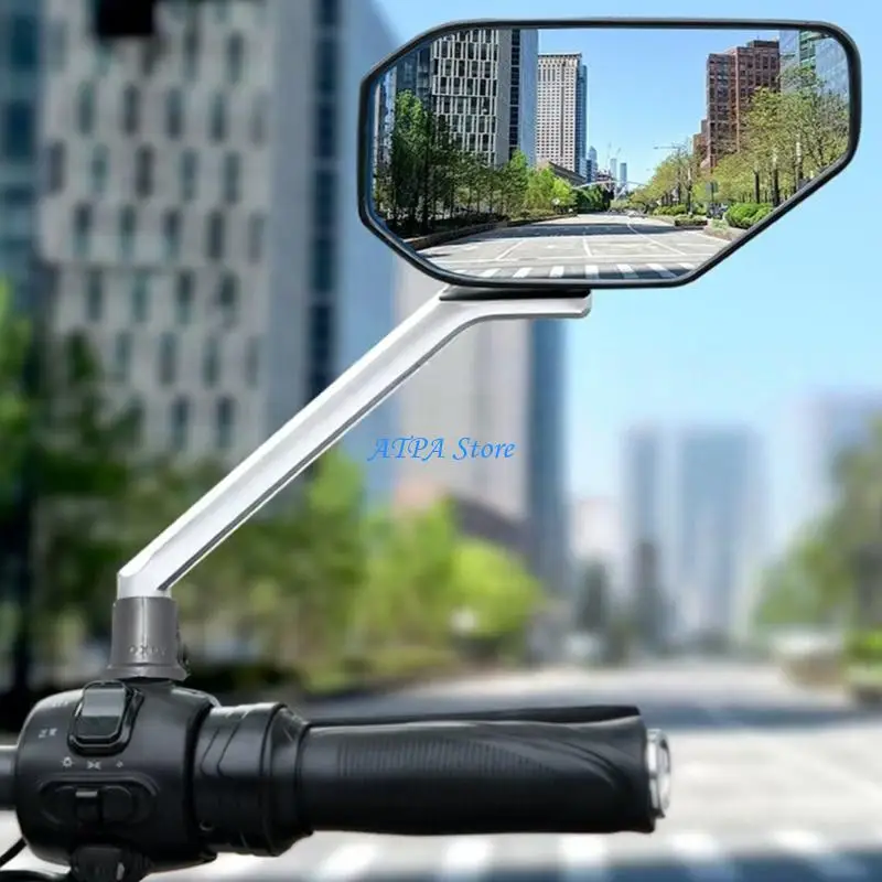 U13C Safety Mirrors 8mm Thread Easy Installation Electric Scooter Rearview Mirror
