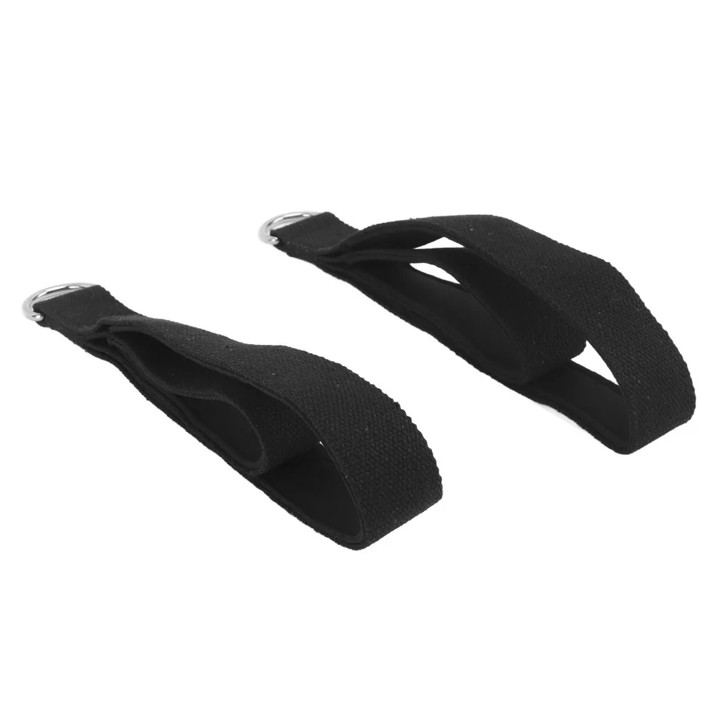 2PCS Comfortable Anti Slip Pilates Double Loop Straps Soft Padded D-Ring Fitness Exercise Straps Pilates Straps Home Gym Workout