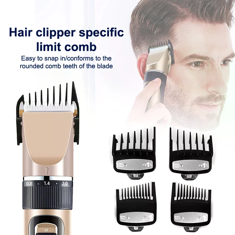Hair Clipper Limit Comb Guide Limit Comb Trimmer Guards Attachment Universal 2Pcs