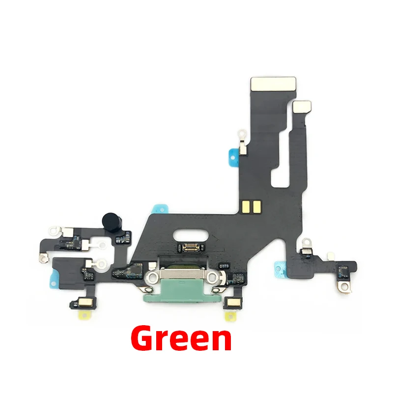 Original For iphone 11 Charging Port Flex Microphone Mini USB Charger Dock Connector Repair Replacement Parts