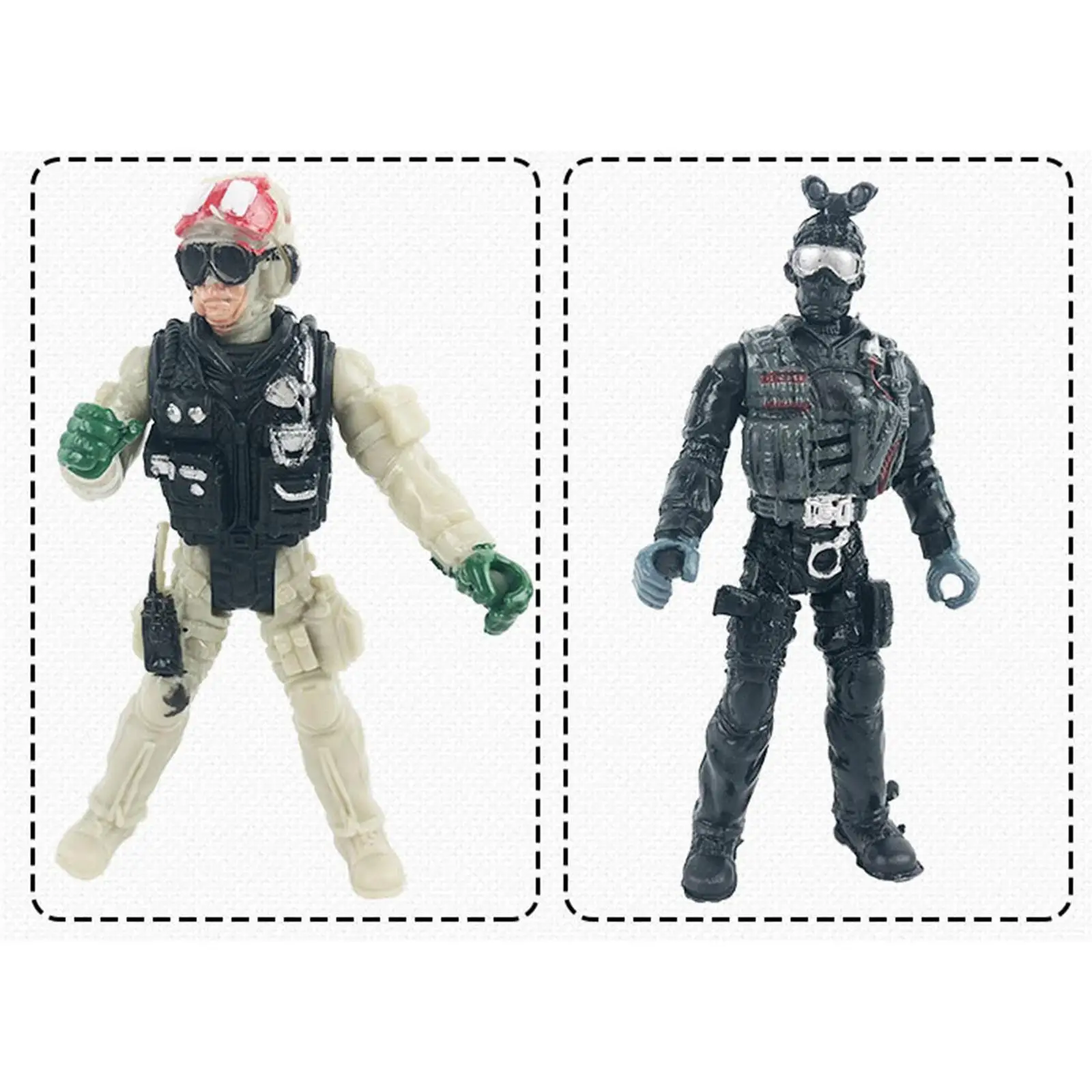 

Soldier Action Figure Men with Model Accessorie, Figure Playset for Children 4 5 6 7 8 9 Years Old