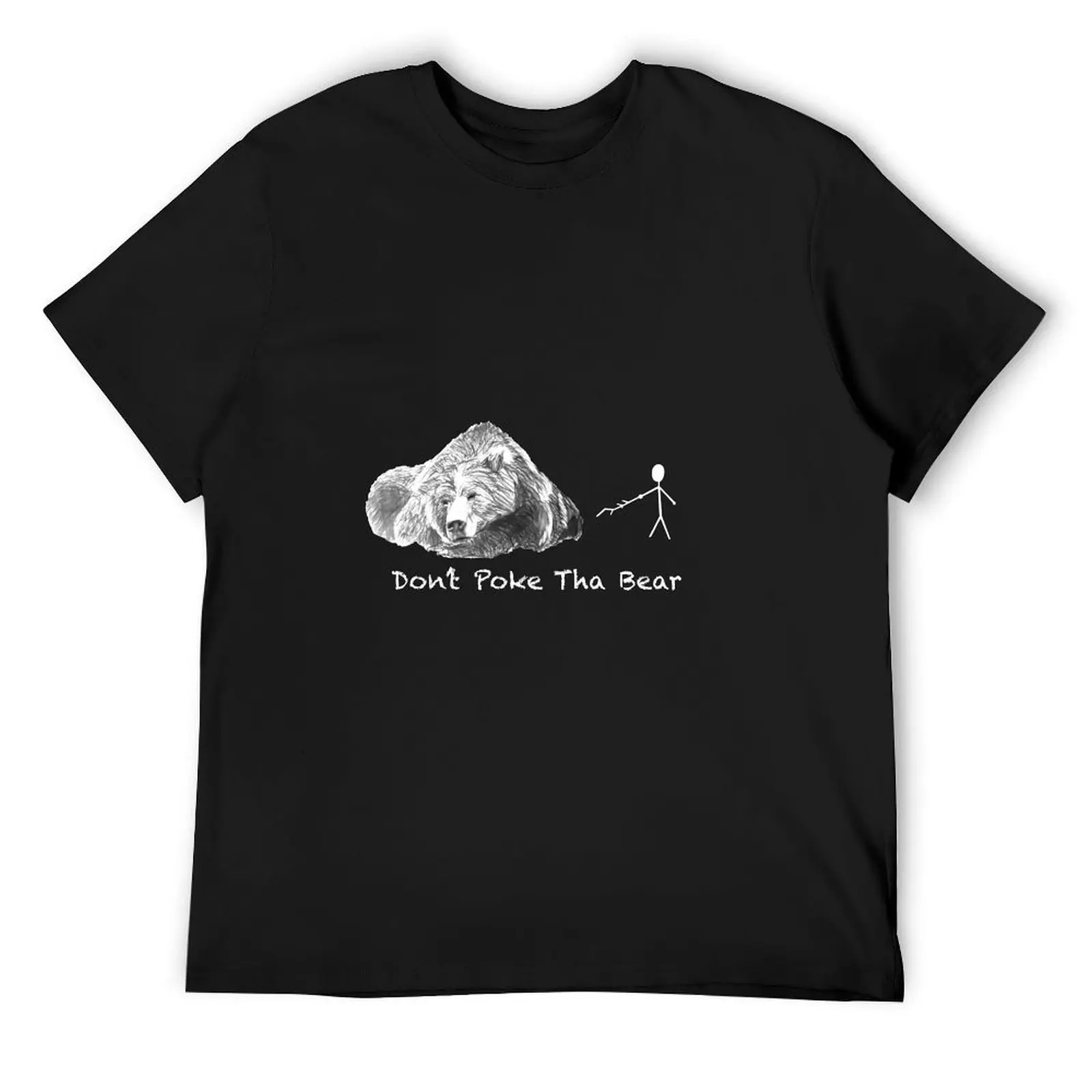 

Don't Poke Tha Bear T-Shirt Aesthetic clothing summer clothes vintage graphic tee mens big and tall t shirts