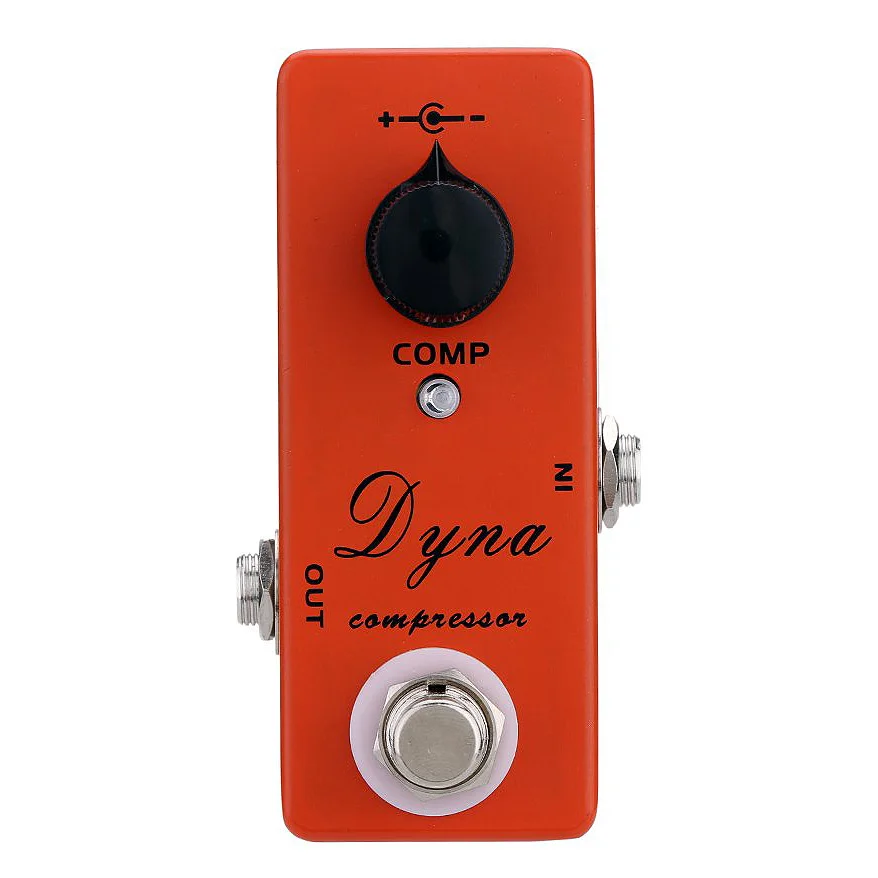 L68AMOSKY Dyna Compressor Electric Guitar Effect Pedal Mini Single Effect with True Bypass