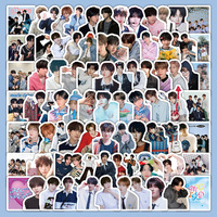 10/50/103PCS Nct Wish Stickers South Korean Boy Band Sticker Luggage Laptop Phone Guitar Car Bike Skateboard Decals Fans Gift