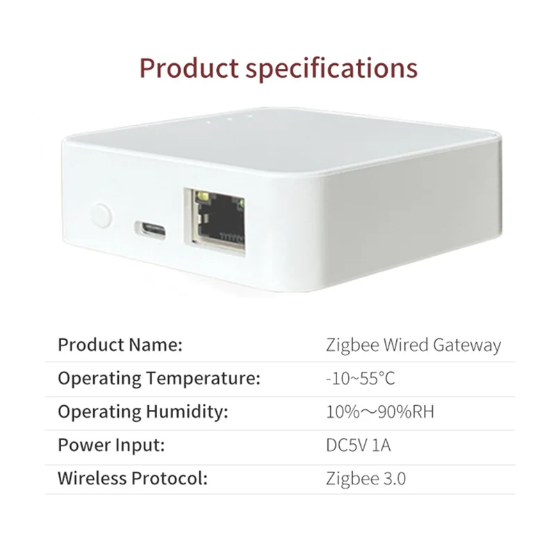 SEWS-Tuya Sart Wired Zigbee 3.0 Gateway Hub Smart Life APP Automazione Controllo remoto vocale Gateway multifunzione intelligente