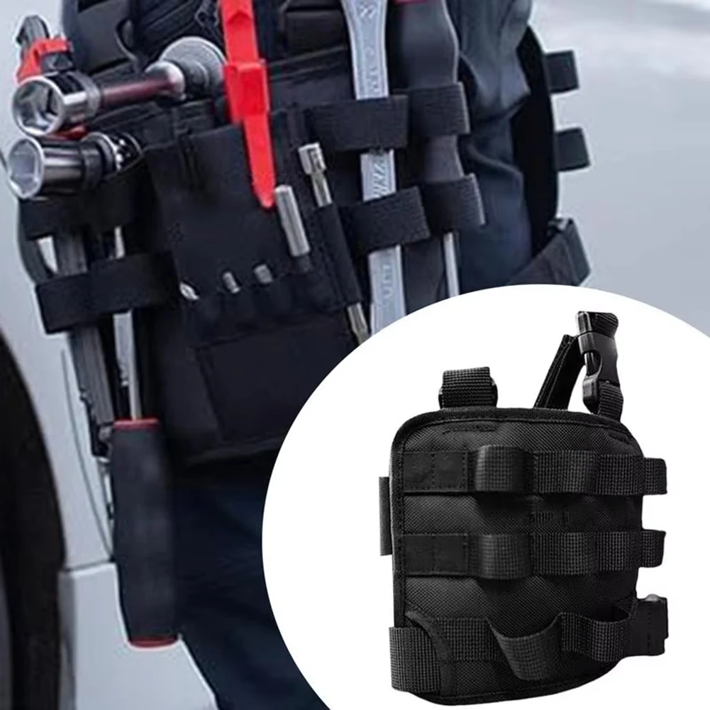 AB42-Oxford Cloth Automotive Electrician Repair Tool Fanny Pack Multiple Auto Tool Leg Maintenance Tool Bag Tool Organizer