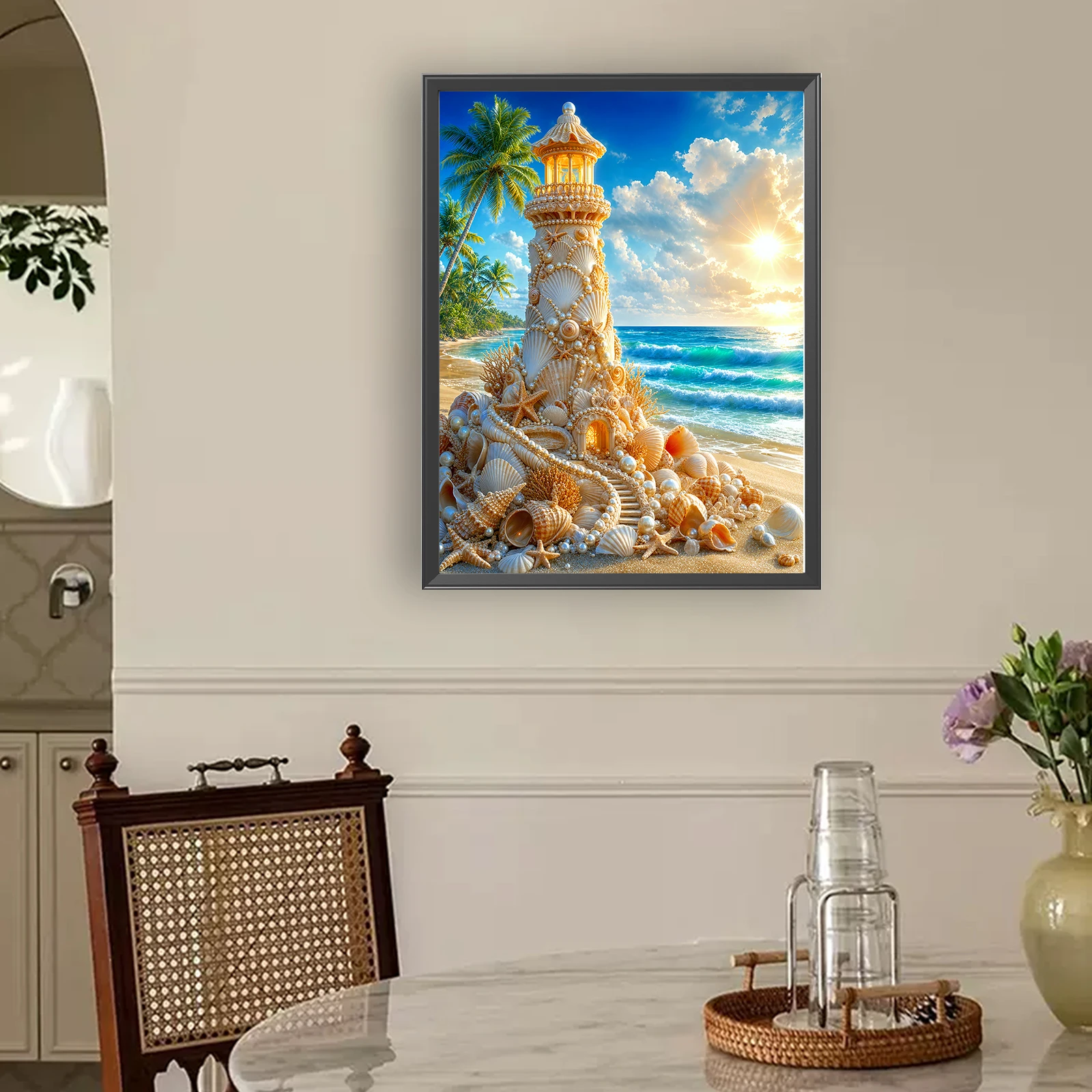 Plaża DIY 5D Okrągłe Diamentow – Art Craft Ideas For Adults recenzja i cena