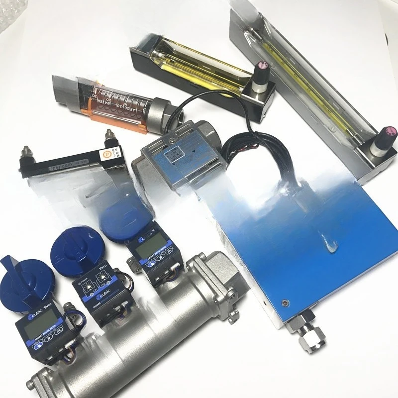 Glass rotor flowmeter gas liquid detector