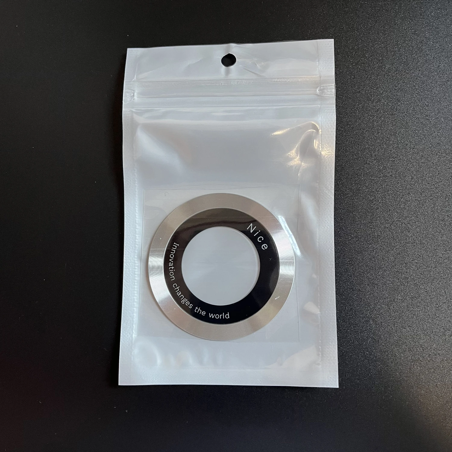 1 Stück Magnetischer Metallring Universelle Handy-Magnetplatte Selbstklebend für Kabelloses Ladegerät – Detail 2