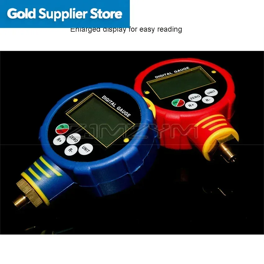 WK-6881L/H C Digital Manifold Gauge Refrigeration Pressure Tester High Pressure Air Conditioning Low Pressure Meter