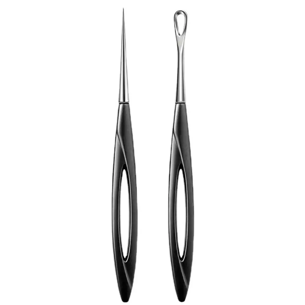 Extractor Facial Milia Puistje Popper Tool Comedondrukker Acne Smet Naald Puistjes Removal Tool Porie Cleaner Naalden
