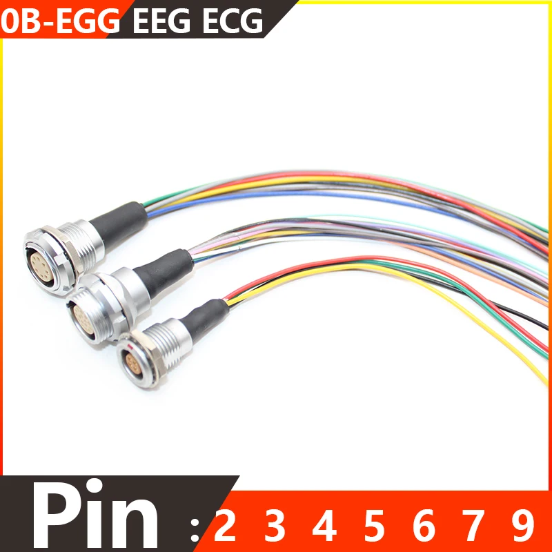 

0B EGG EEG ECG Aviation metal socket push-pull self-locking connector welding cable