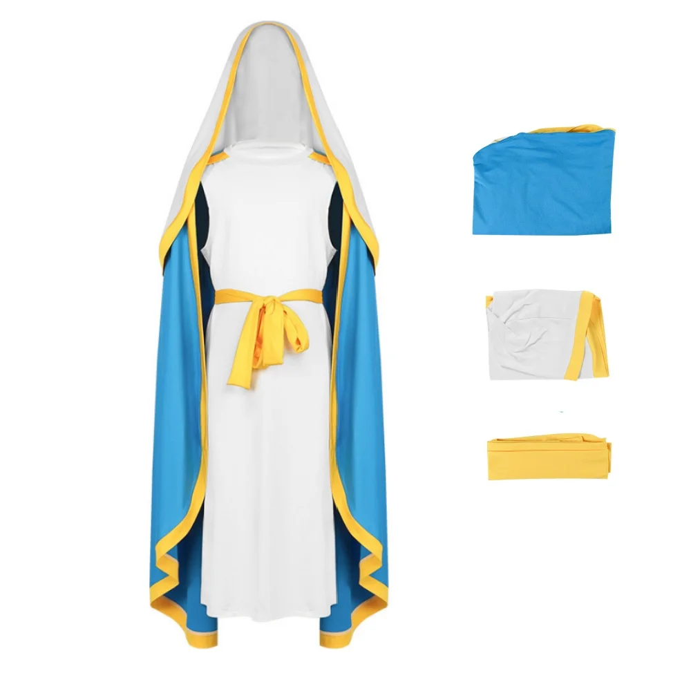 

Chilren Shepherd Costumes Stage Costume Girl Virgin Costume Biblical Saint Gown Cosplay Carnival Halloween Fancy Party Dress