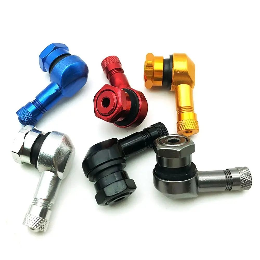 90° Valve Motorcycle Rim Aluminum Alloy Motorcycle Modification Motorcycle Wheel Tire Leakproof Motorcycle Valve Stems