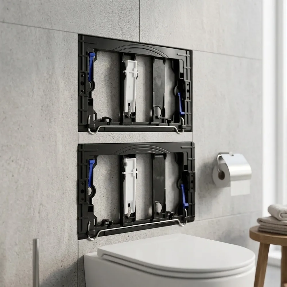 Wall Mounted Toilet Parts Concealed Tank Panel For Bathroom Renovation High-performance Toilet Setup Bathroom Panel