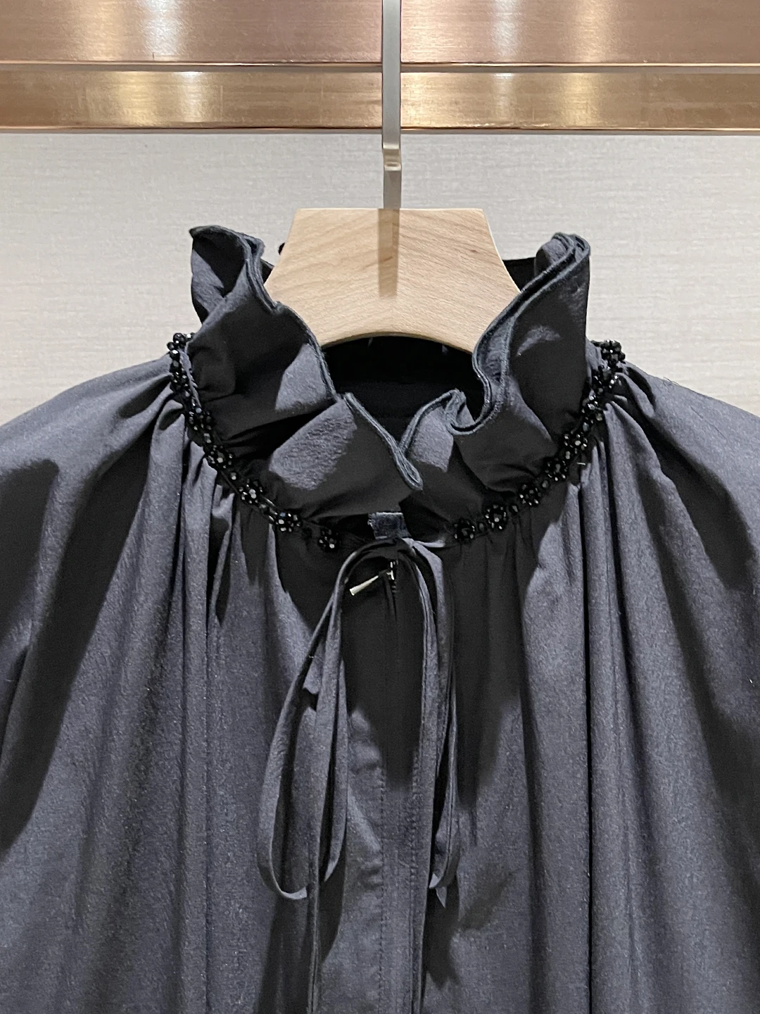 Cortavientos único coreano Sle Envious 2025 Otoño Invierno Nuevo nudo incrustado diamante largo Sve Bla Casual Jae...