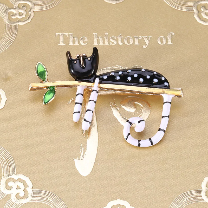 

Enamel Cat Brooches for Women Kitten Pins Event Party Backpack Decoration Clothes Accessories