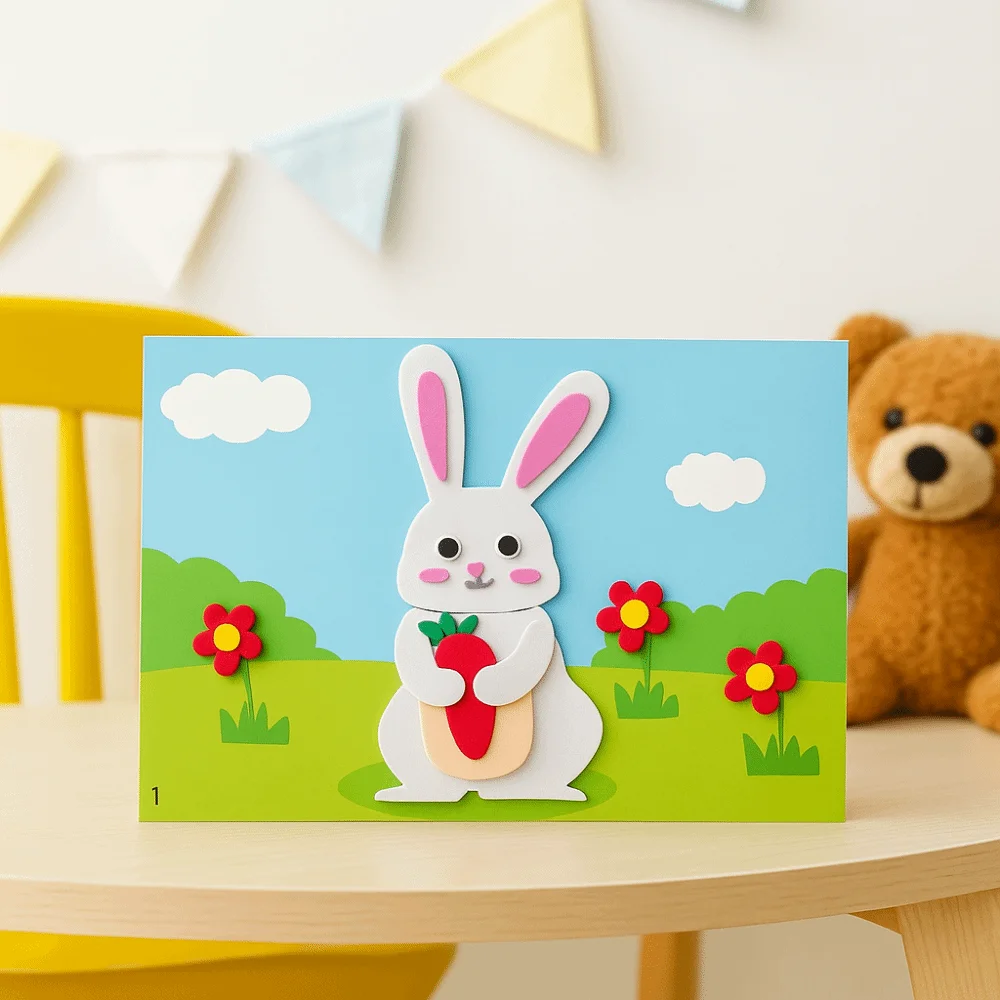 EVA Cartoon 3D DIY Sticker Toy Making Material Stereoscopic Montessori Art Craft Toy DIY Crafts Educational