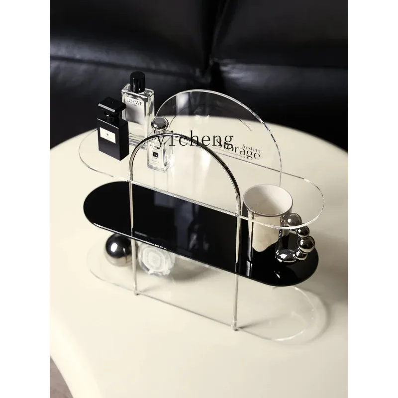Acrylic Storage Rack Perfume Storage Rack Bedroom Desktop Water Cup Display CabinetN1