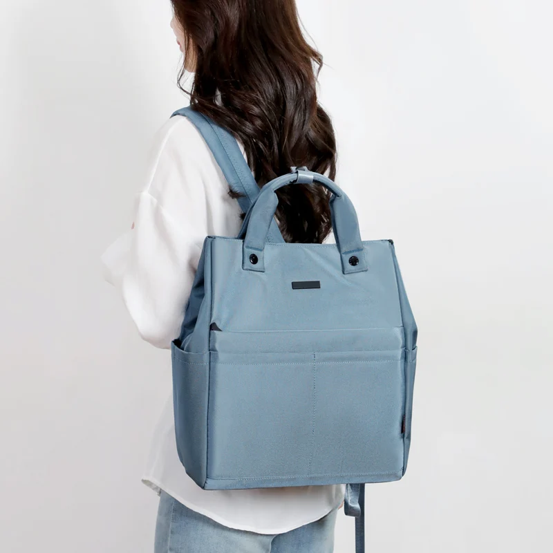 Mochila de tela Oxford impermeable para mujer, bolso cruzado Diagonal de hombro multifuncional, bolso Universal para ordenador portátil de viaje al aire libre para hombre