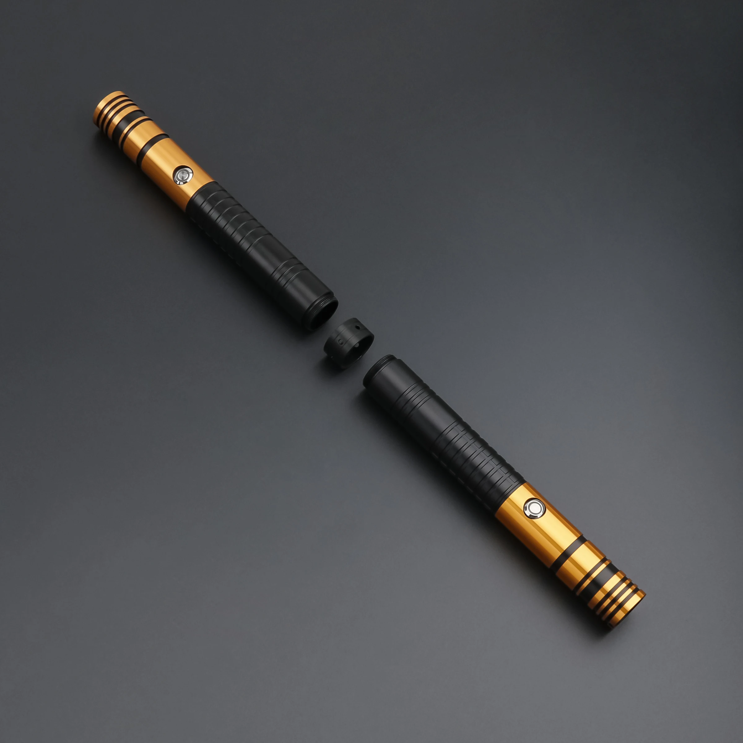 TXQSABER Neo Pixel Lightsaber Double Bladed Heavy Dueling ดาบที่ถอดออกได้ใบมีดโลหะ Hilt Blaster เปลี่ยนสีของเล่น