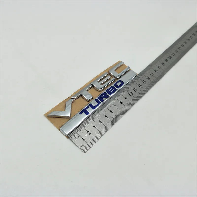 For Jazz Civic VTEC TURBO Rear Trunk Logo Emblem Hatchback