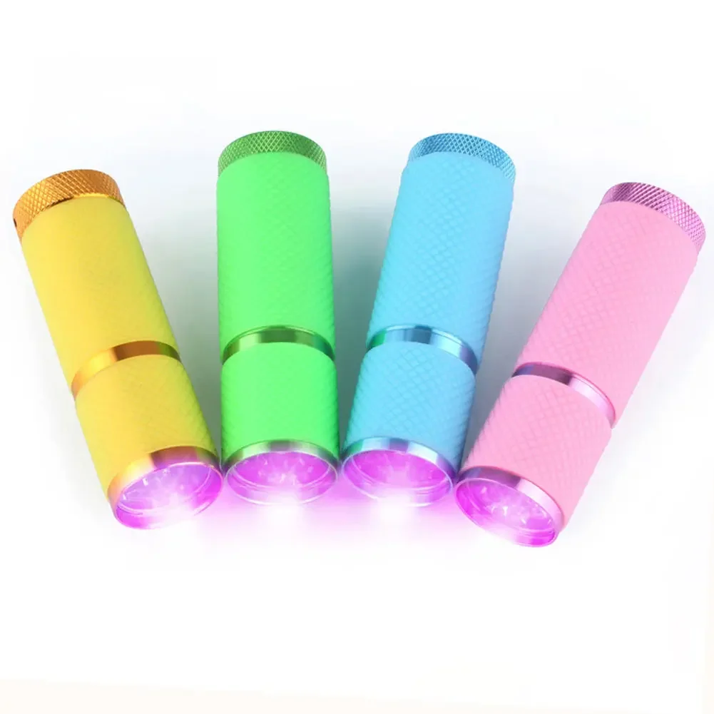 High Brightness Portable Multifunction UV Ultra Violet 9LED Flashlight Backlight Torch 395nm For Medical Equipment