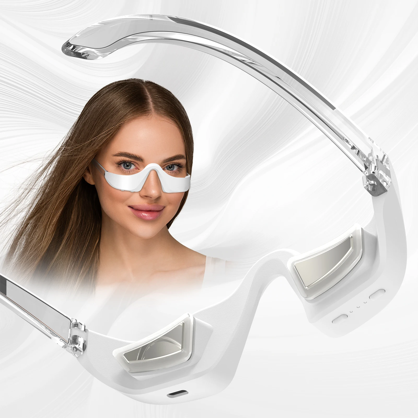 المكتبة الذكية المتقدمة باليد ثلاثية الأبعاد جهاز العناية بالعين مكركرنت التدفئة اللاسلكية مقاوم للماء مدلك كهربائي لمكافحة الشيخوخة Da #1