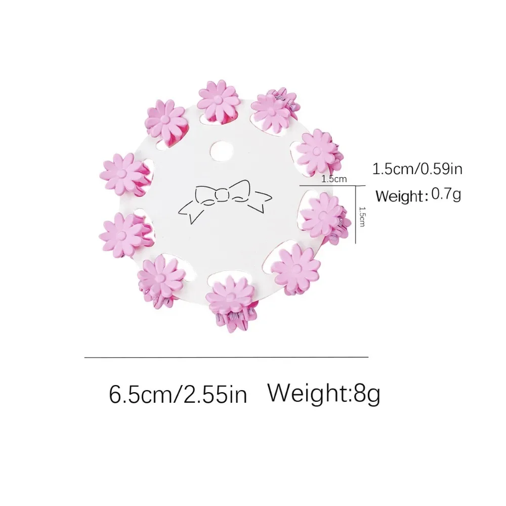 10PCS Cute Star Butterfly Small Hair Claw Crab Hair Clips Girls Childs Mini Cartoon Hair Clamps Baby Headwear Accessories Sets