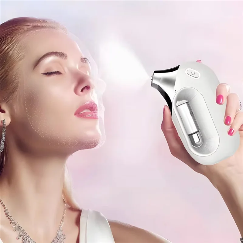 TAIGH-Facial Hydrating Device Electric High Pressure Nano Sprayer Portable Mini Oxygen Cylinder Red