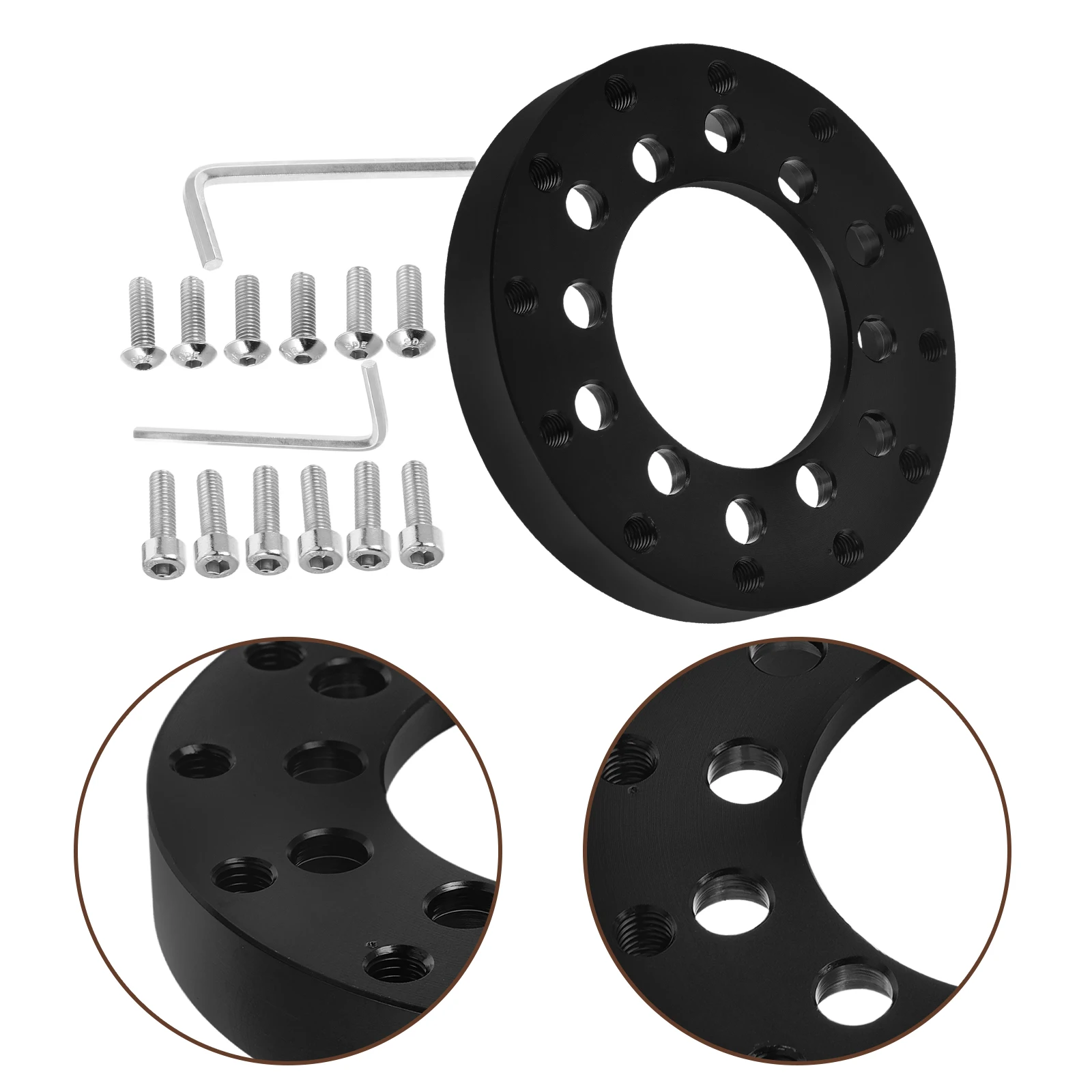

1 set 1 Set 70Mm Steering Wheel Adapter Plate Compatible For Logitech G27 G920 Racing Game Durable Metal Enhanced Control