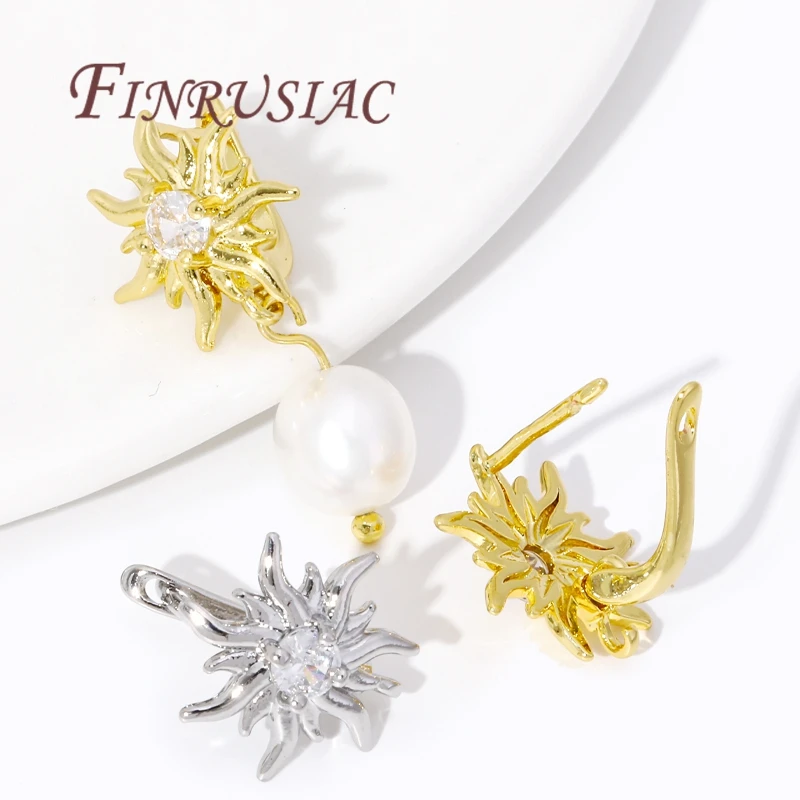 Fixadores de fios banhados a ouro 18k, fecho de gancho de brinco, luminárias de brincos, acessórios para brincos, suprimentos de fabricação de joias diy