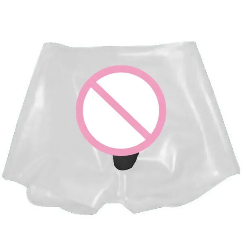 

Latex Rubber Gummi Masquerade Suit Catsuit Fashion shorts Uniform Party Cosplay Crotch sheath