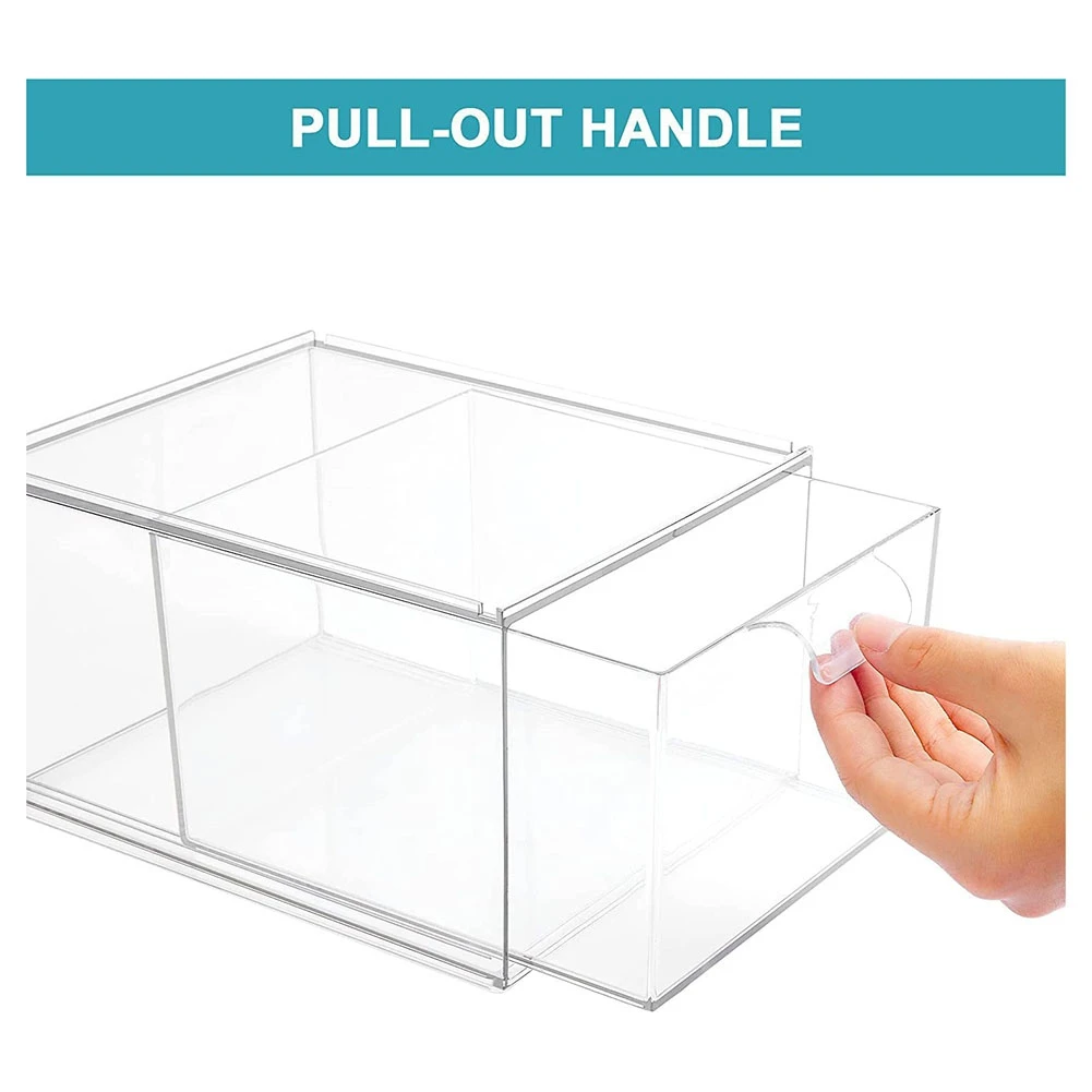GOOD-2PCS K Cup Organizer Coffee Pod Storage Container Stackable Drawers For Creamer Suger Coffee Bar Organizer