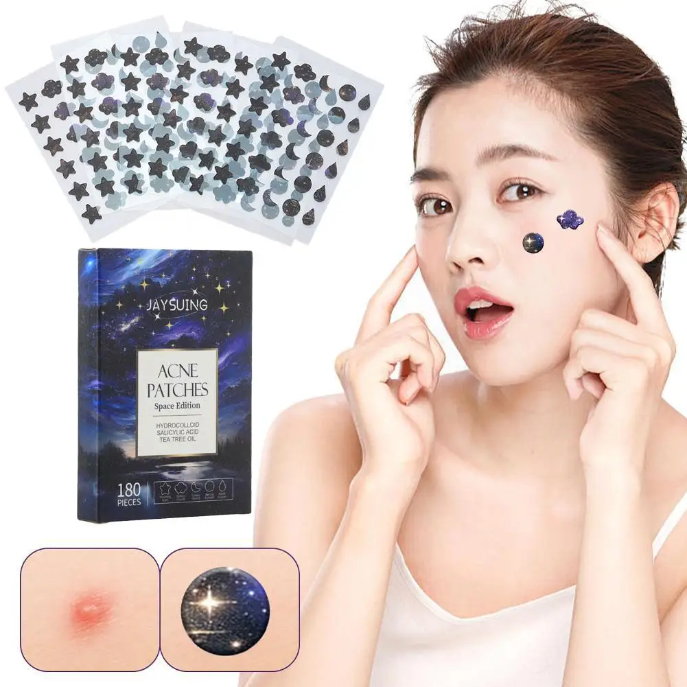 180pcs Star brufolo Patch Acne colorato invisibile rimozione dell'acne adesivi per la cura della pelle Face Spot Beauty Makeup Tool