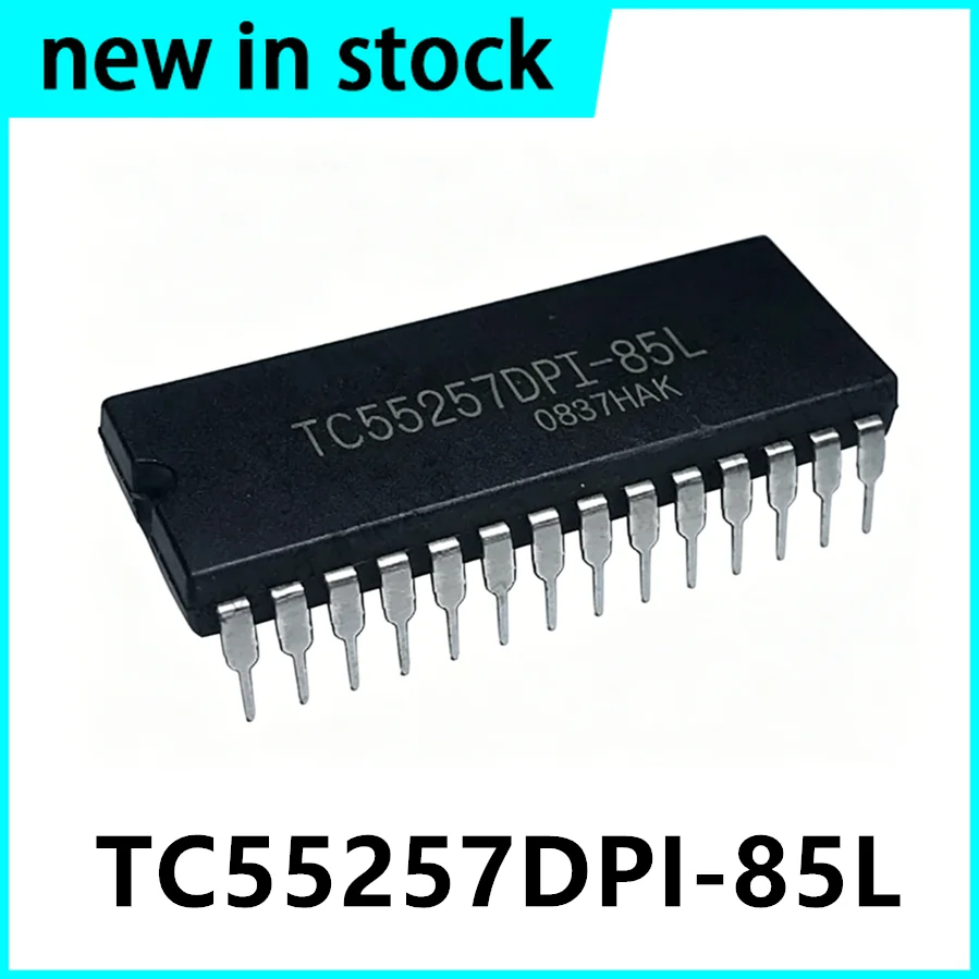 10PCS New TC55257DPI-85L TC55257DPI DIP28 Memory Chip IC in Stock