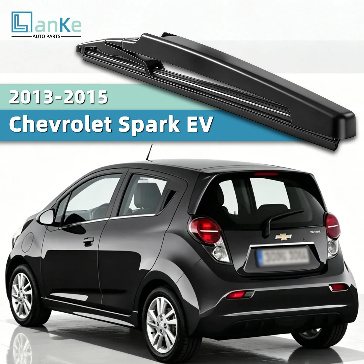 Ersatz für Heckscheibenwischer, passend für Chevrolet Spark EV 2013–2015, Heckscheibenwischerblatt, Premium-Gummi, einfache Installation, Auto-Set