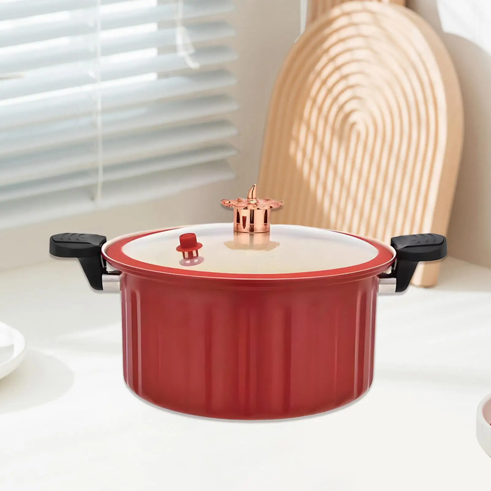 ノンスティック鍋-キッチン鍋-蓋付き圧力鍋-調理器具-ハンドル付き-キッチン-ih電気コンロ-スープ用